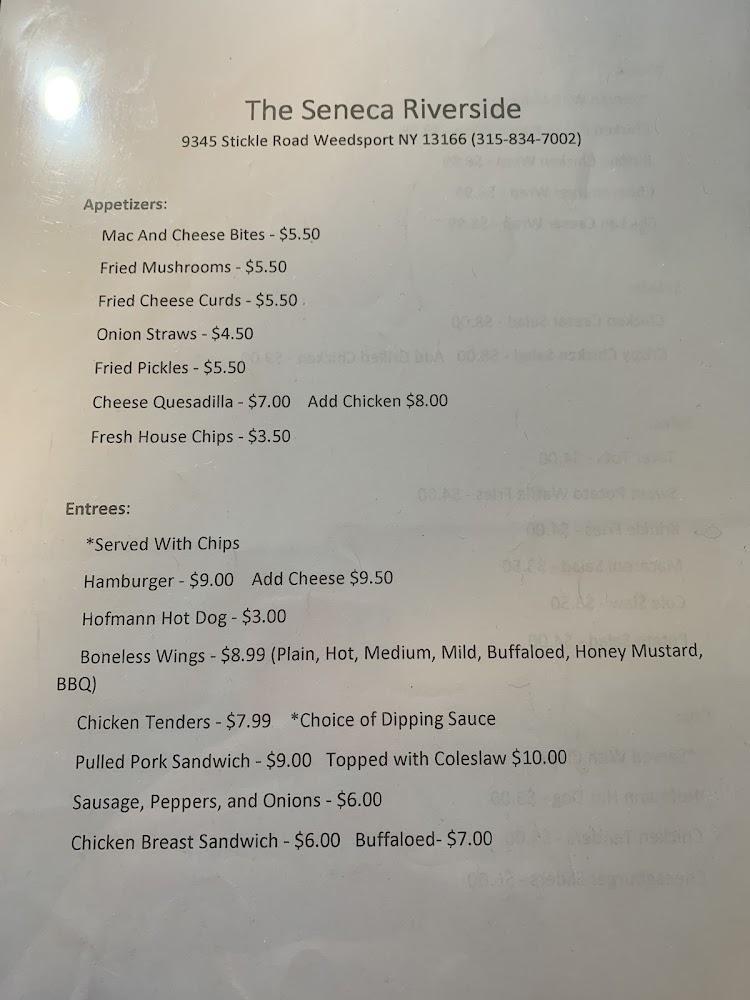 The Seneca Riverside Inc Menu image 1