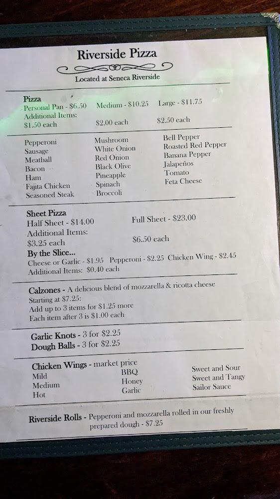 The Seneca Riverside Inc Menu image 2